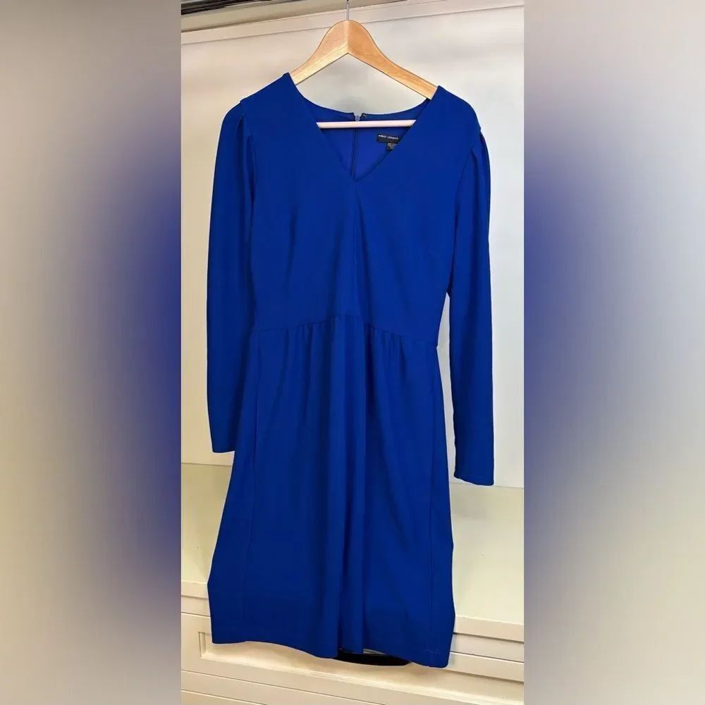 NWOT Maggy London Royal Blue Long Sleeve Dress size 8